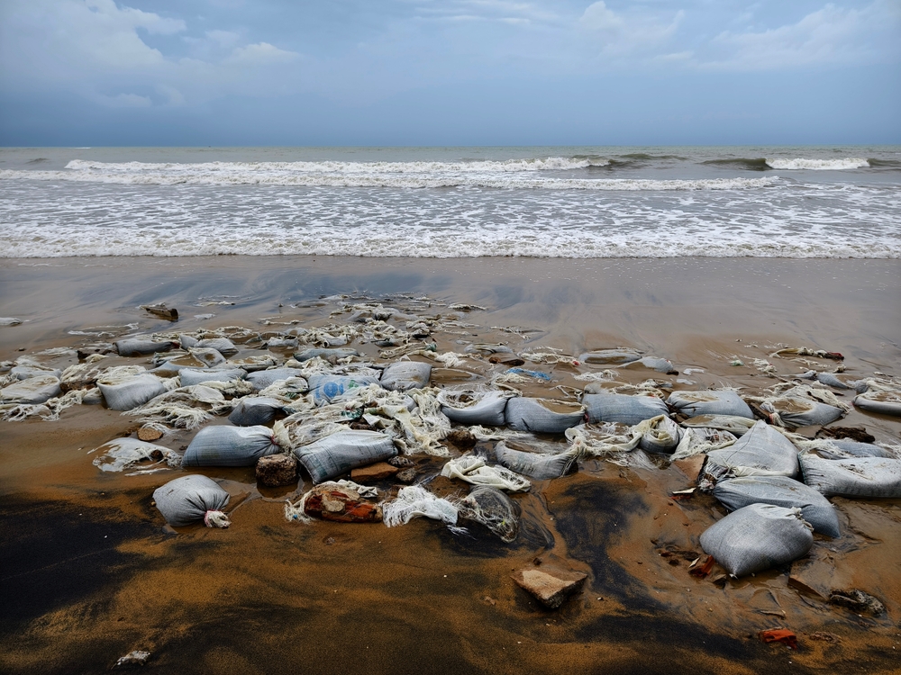 Ocean and Coastline Contamination from Land