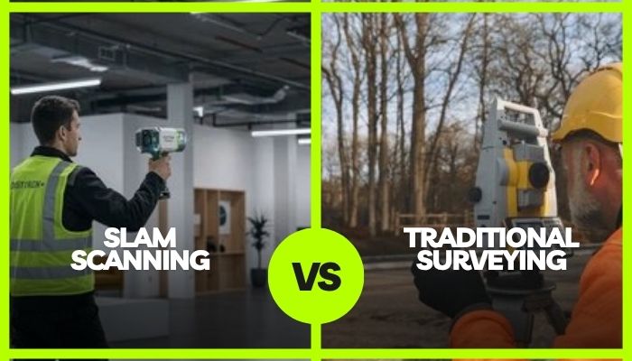 slam scanning vs traditional surveying SLAM Scanning vs. Traditional Surveying: Which Is Right for Your Construction Project? 143